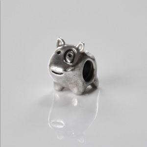 Pandora Bull’s Eye Dog Silver Charm